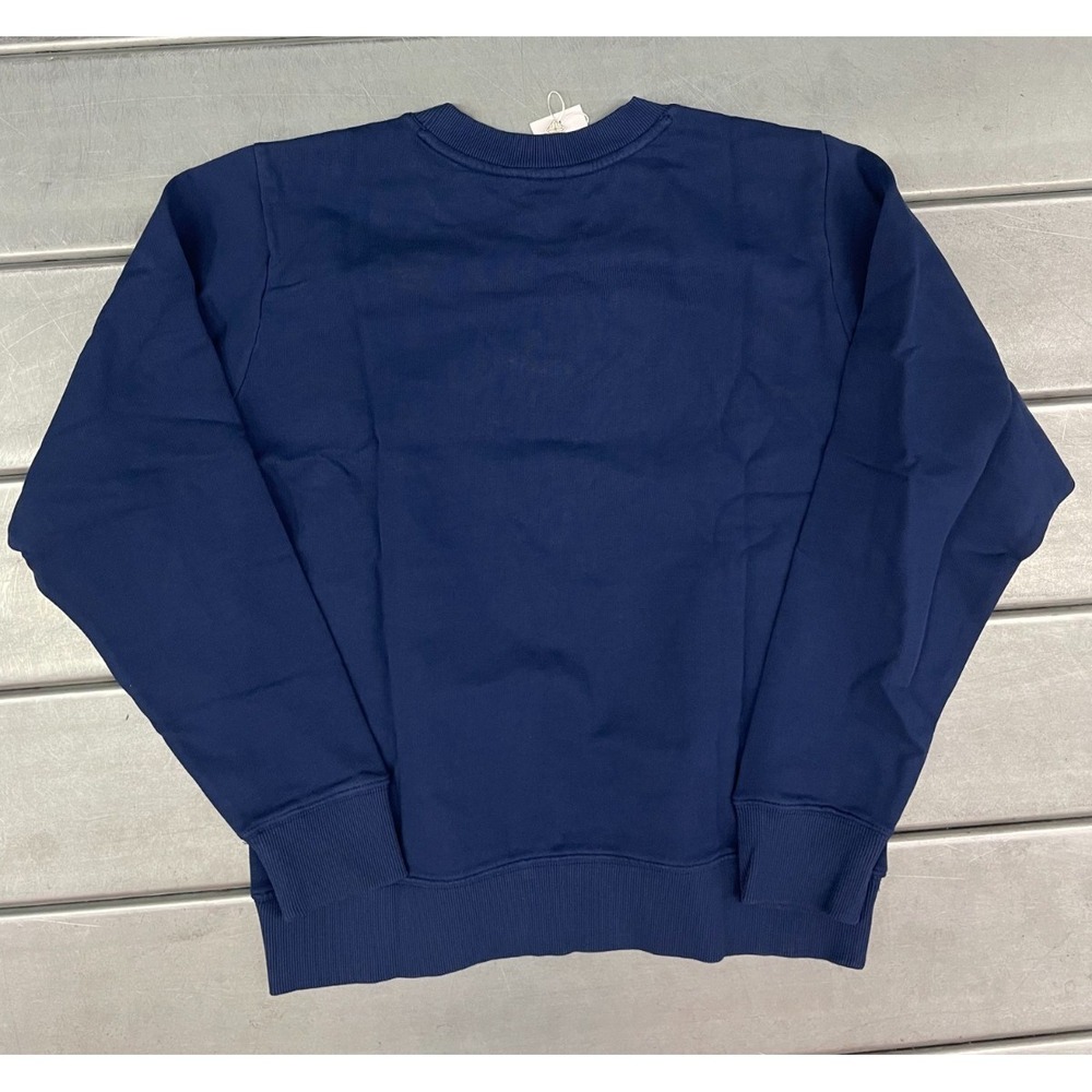 Lilly Pulitzer Ballad Crewneck Sweatshirt Womens XS Navy Elephant Embroidery - Picture 10 of 11